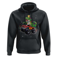 Christmas Dinosaur Monster Truck Hoodie