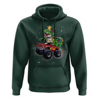 Christmas Dinosaur Monster Truck Hoodie