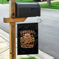 Thanksgiving Kids Garden Flag Coolest Turkey At The Table Girls Toddler Youth - Wonder Print Shop
