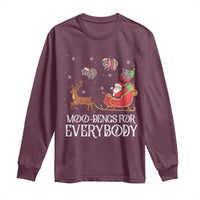 Christmas Moo Deng Long Sleeve Shirt Moo-deng For Everybody Funny Xmas Santa