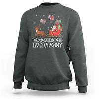 Christmas Moo Deng Sweatshirt Moo-deng For Everybody Funny Xmas Santa - Wonder Print Shop