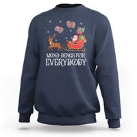 Christmas Moo Deng Sweatshirt Moo-deng For Everybody Funny Xmas Santa - Wonder Print Shop