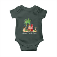 Hawaii Christmas Baby Onesie Christmas On The Beach Holiday Xmas Palm Tree
