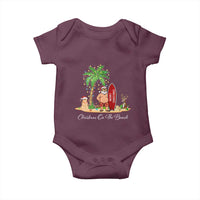 Hawaii Christmas Baby Onesie Christmas On The Beach Holiday Xmas Palm Tree