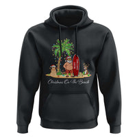 Hawaii Christmas Hoodie Christmas On The Beach Holiday Xmas Palm Tree