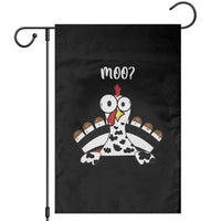 Funny Thanksgiving Garden Flag Turkey Moo Cow Farmer Gift - Wonder Print Shop