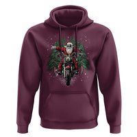 Christmas Motorcycle Hoodie Santa Biker Riding Motorcycle