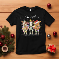 Christmas Cow T Shirt Cow Lover Xmas Gifts - Wonder Print Shop