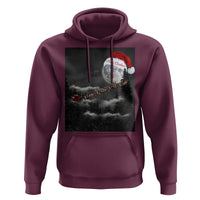 Merry Christmas Hoodie Santa To The Moon
