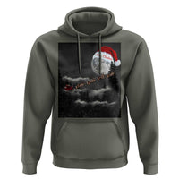 Merry Christmas Hoodie Santa To The Moon