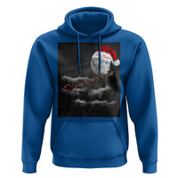 Merry Christmas Hoodie Santa To The Moon