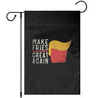 Funny Fries Garden Flag Vintage Make Fries Great Again