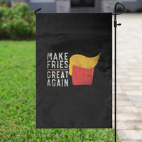 Funny Fries Garden Flag Vintage Make Fries Great Again