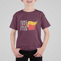 Funny Fries T Shirt For Kid Vintage Make Fries Great Again