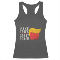 Funny Fries Racerback Tank Top Vintage Make Fries Great Again