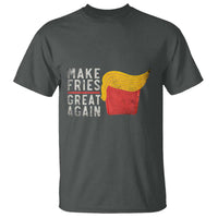 Funny Fries T Shirt Vintage Make Fries Great Again