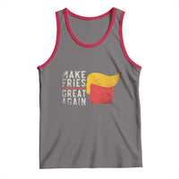 Funny Fries Tank Top Vintage Make Fries Great Again