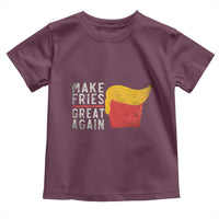 Funny Fries Toddler T Shirt Vintage Make Fries Great Again