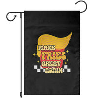 Funny Fries Garden Flag Make Fries Great Again Checkered