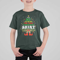 Too Hot Ugly Christmas Sweaters T Shirt For Kid Funny Xmas Elf - Wonder Print Shop