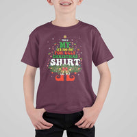 Too Hot Ugly Christmas Sweaters T Shirt For Kid Funny Xmas Elf - Wonder Print Shop