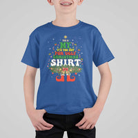 Too Hot Ugly Christmas Sweaters T Shirt For Kid Funny Xmas Elf - Wonder Print Shop