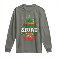 Too Hot Ugly Christmas Sweaters Long Sleeve Shirt Funny Xmas Elf