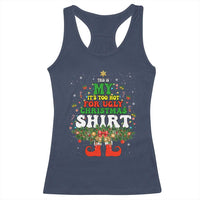 Too Hot Ugly Christmas Sweaters Racerback Tank Top Funny Xmas Elf