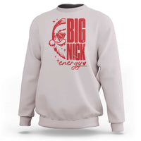 Christmas Santa Sweatshirt Fun Retro Big Nick Energy - Wonder Print Shop
