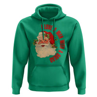 Christmas Santa Hoodie Fun Retro I Love A Man With A Beard