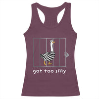 Silly Goose Racerback Tank Top Got Too Silly