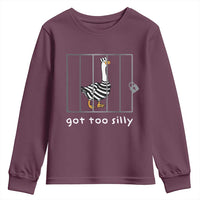 Silly Goose Youth Sweatshirt Got Too Silly