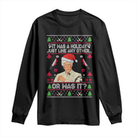 True Crime Ugly Christmas Long Sleeve Shirt Funny Holiday Xmas Party - Wonder Print Shop