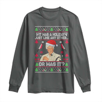 True Crime Ugly Christmas Long Sleeve Shirt Funny Holiday Xmas Party - Wonder Print Shop