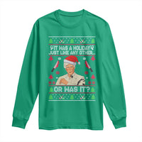 True Crime Ugly Christmas Long Sleeve Shirt Funny Holiday Xmas Party - Wonder Print Shop