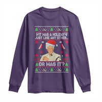 True Crime Ugly Christmas Long Sleeve Shirt Funny Holiday Xmas Party - Wonder Print Shop
