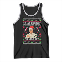 True Crime Ugly Christmas Tank Top Funny Holiday Xmas Party - Wonder Print Shop