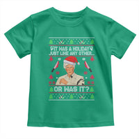 True Crime Ugly Christmas Toddler T Shirt Funny Holiday Xmas Party - Wonder Print Shop
