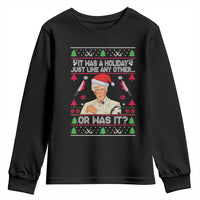 True Crime Ugly Christmas Youth Sweatshirt Funny Holiday Xmas Party - Wonder Print Shop