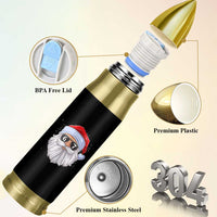 Six Seven 67 Christmas Meme Bullet Tumbler Funny Brainrot Santa Claus Gen Alpha Slang - Wonder Print Shop