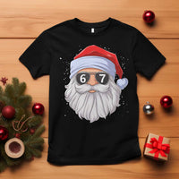 Six Seven 67 Christmas Meme T Shirt Funny Brainrot Santa Claus Gen Alpha Slang - Wonder Print Shop