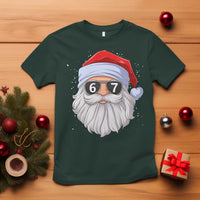 Six Seven 67 Christmas Meme T Shirt Funny Brainrot Santa Claus Gen Alpha Slang - Wonder Print Shop