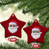 Six Seven 67 Christmas Meme Ceramic Ornament Funny Brainrot Santa Claus Gen Alpha Slang - Wonder Print Shop