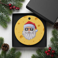 Six Seven 67 Christmas Meme Ceramic Ornament Funny Brainrot Santa Claus Gen Alpha Slang - Wonder Print Shop