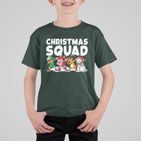 Christmas Squad T Shirt For Kid Santa Dabbing Elf Family Matching Pajamas - Wonder Print Shop