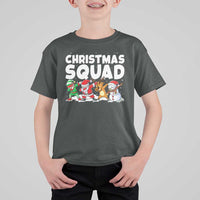 Christmas Squad T Shirt For Kid Santa Dabbing Elf Family Matching Pajamas - Wonder Print Shop