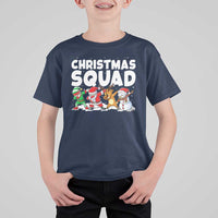 Christmas Squad T Shirt For Kid Santa Dabbing Elf Family Matching Pajamas - Wonder Print Shop