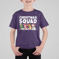 Christmas Squad T Shirt For Kid Santa Dabbing Elf Family Matching Pajamas - Wonder Print Shop