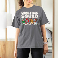 Christmas Squad T Shirt For Women Santa Dabbing Elf Family Matching Pajamas - Wonder Print Shop