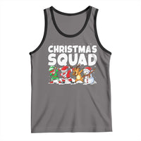 Christmas Squad Tank Top Santa Dabbing Elf Family Matching Pajamas - Wonder Print Shop